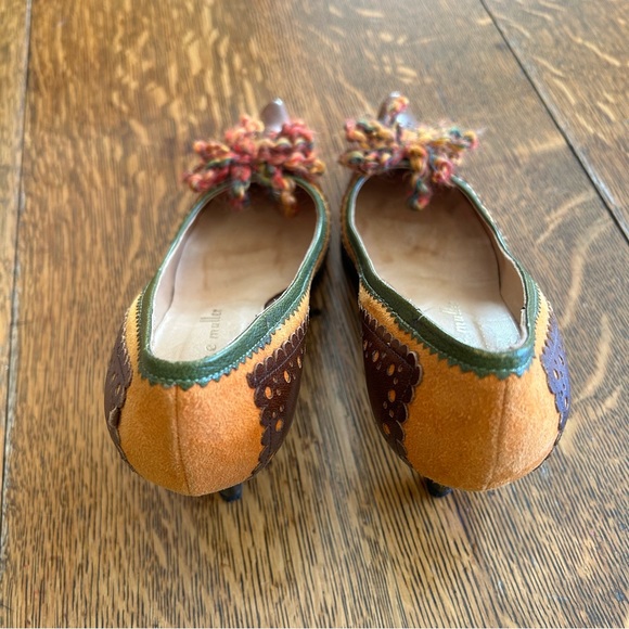 Vintage Leather and Yarn Bettye Muller Designer Heels - Picture 8 of 8